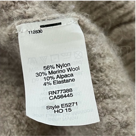 MADEWELL Wafflestitch Turtleneck Merino Wool Sweater XS - Picture 7 of 10